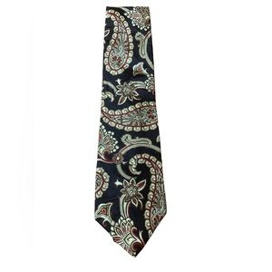 Christian Dior Monsieur Paisley Print Silk Tie